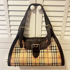 Burberry Haymarket nova check shoulder bag satchel